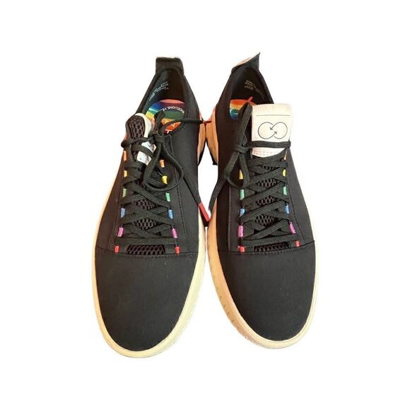 Cole Haan ZeroGrand Generation II Sneakers- Black Multi Pride- Size 6.5- NIB - Picture 1 of 7